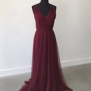 Bridesmaid Gown - Wine - New! Hayley Paige